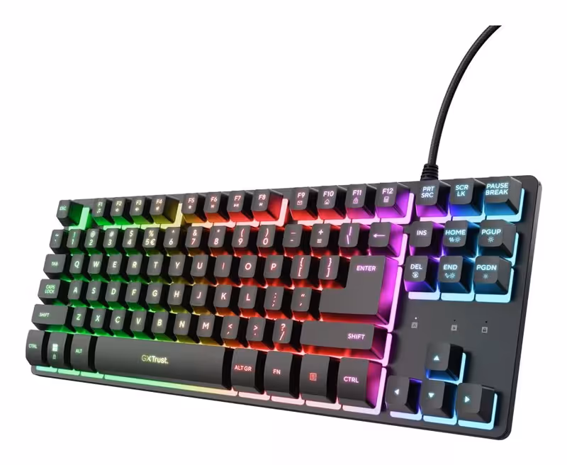 Trust USB GXT833 Thado TKL/ENG Juoda 25886