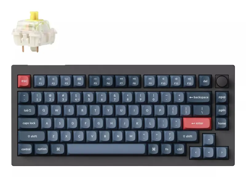 KEYBOARD WRL V1 MAX RGB/Carbon Black V1M-D4 Keychron
