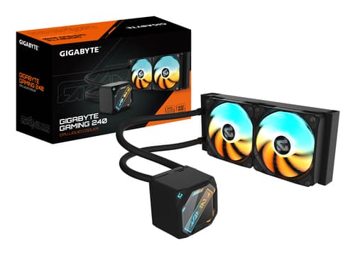 Gigabyte GAMING 240 Processor All-in-one liquid cooler 12 cm Black