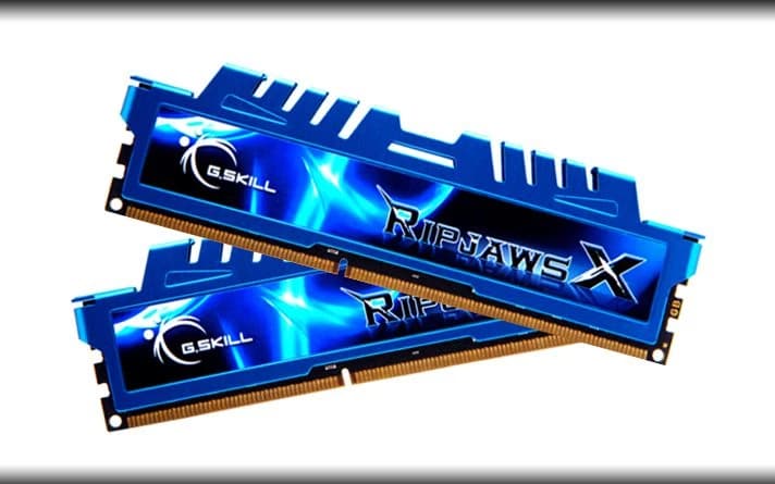 G.Skill 16GB 2400MHz CL11 DDR3 RipjawsX kit (2x8)