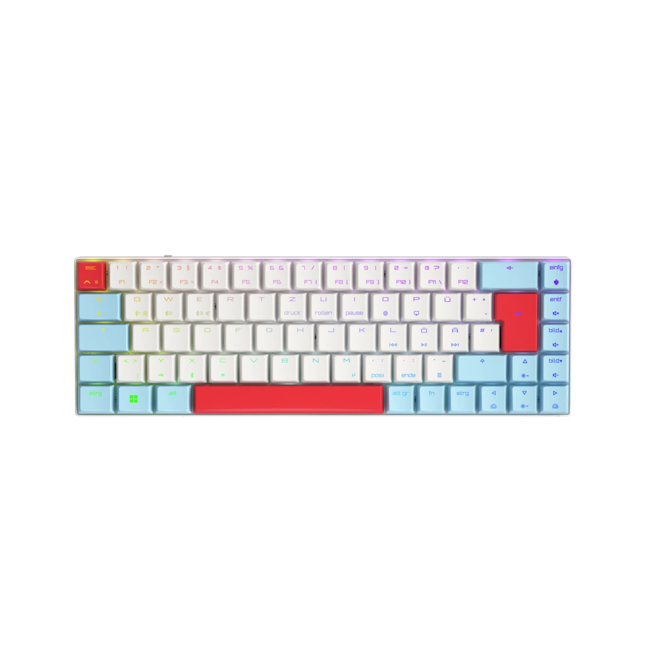 CHERRY MX-LP 2.1 Compact Wireless MX LP Speed DE (White)