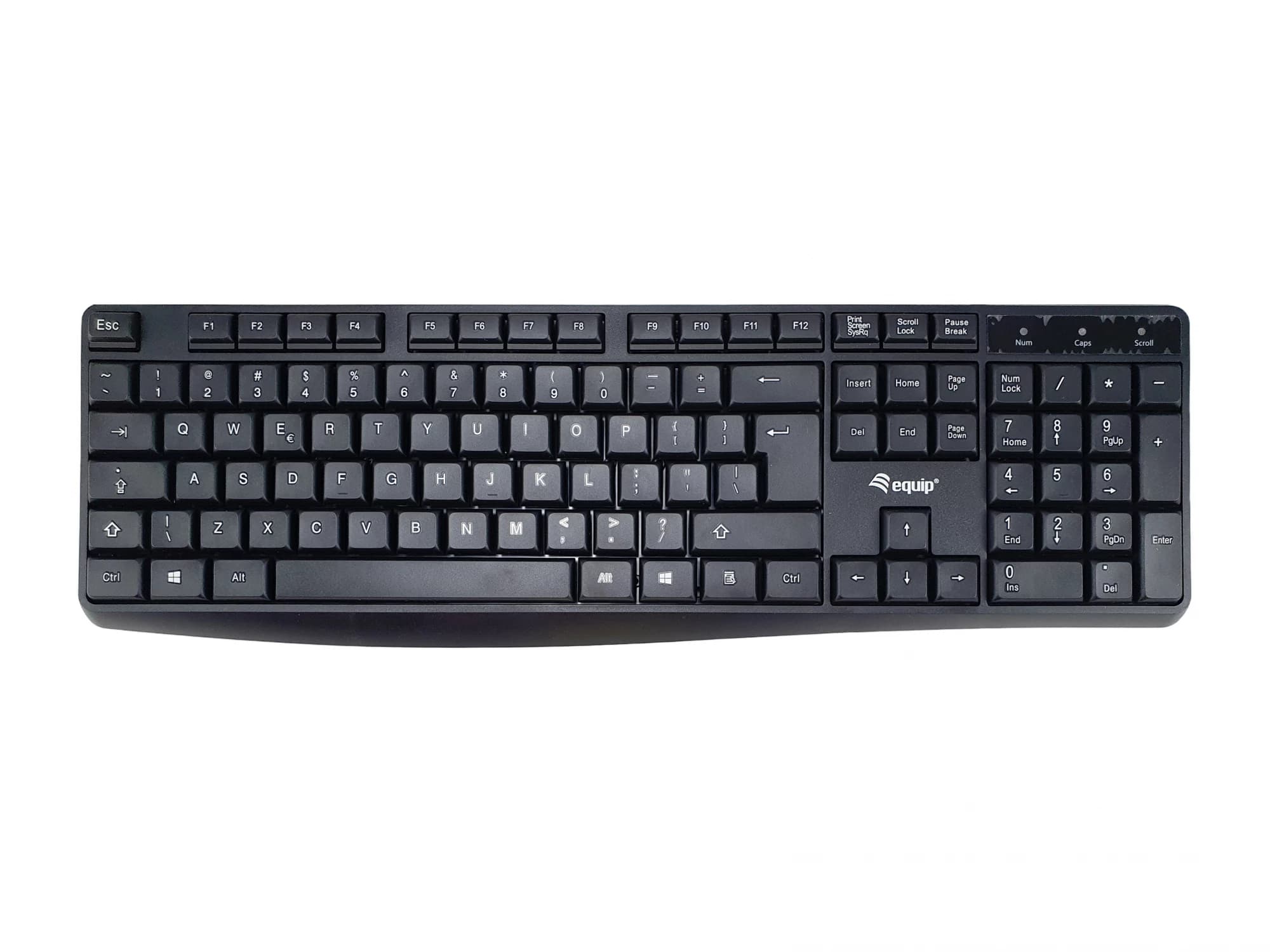 Equip Wired USB Keyboard US English (Black)