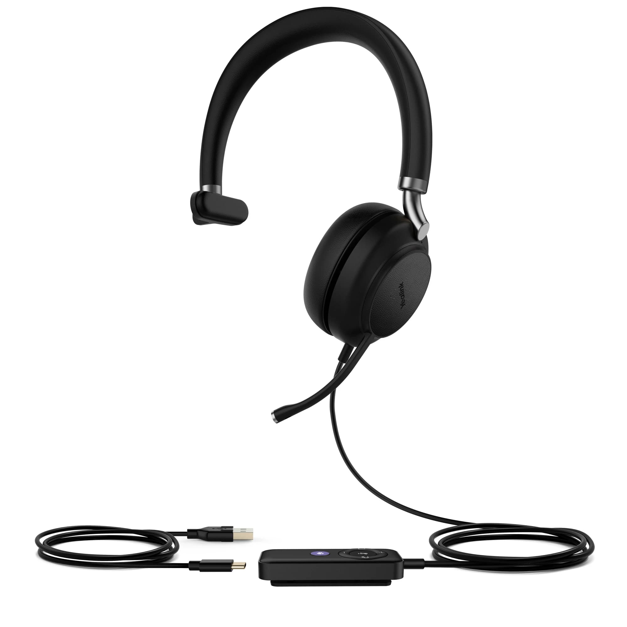 Yealink UH38 Mono Teams USB-C/A without Battery (Black)