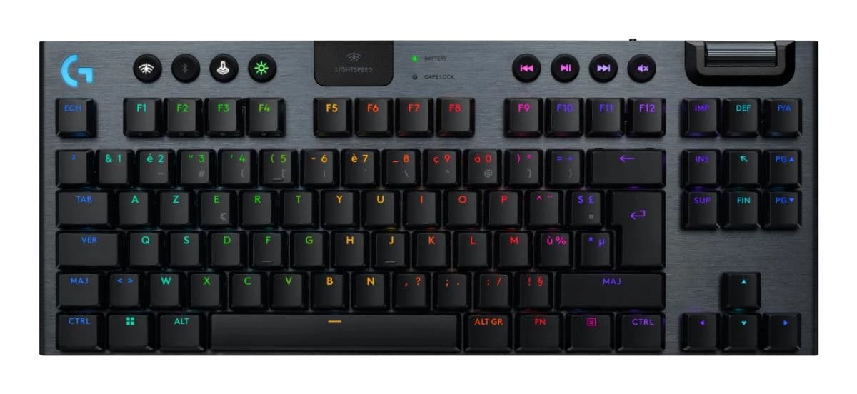 Logitech G915 X Lightspeed TKL GL Tactile (Black, FR)