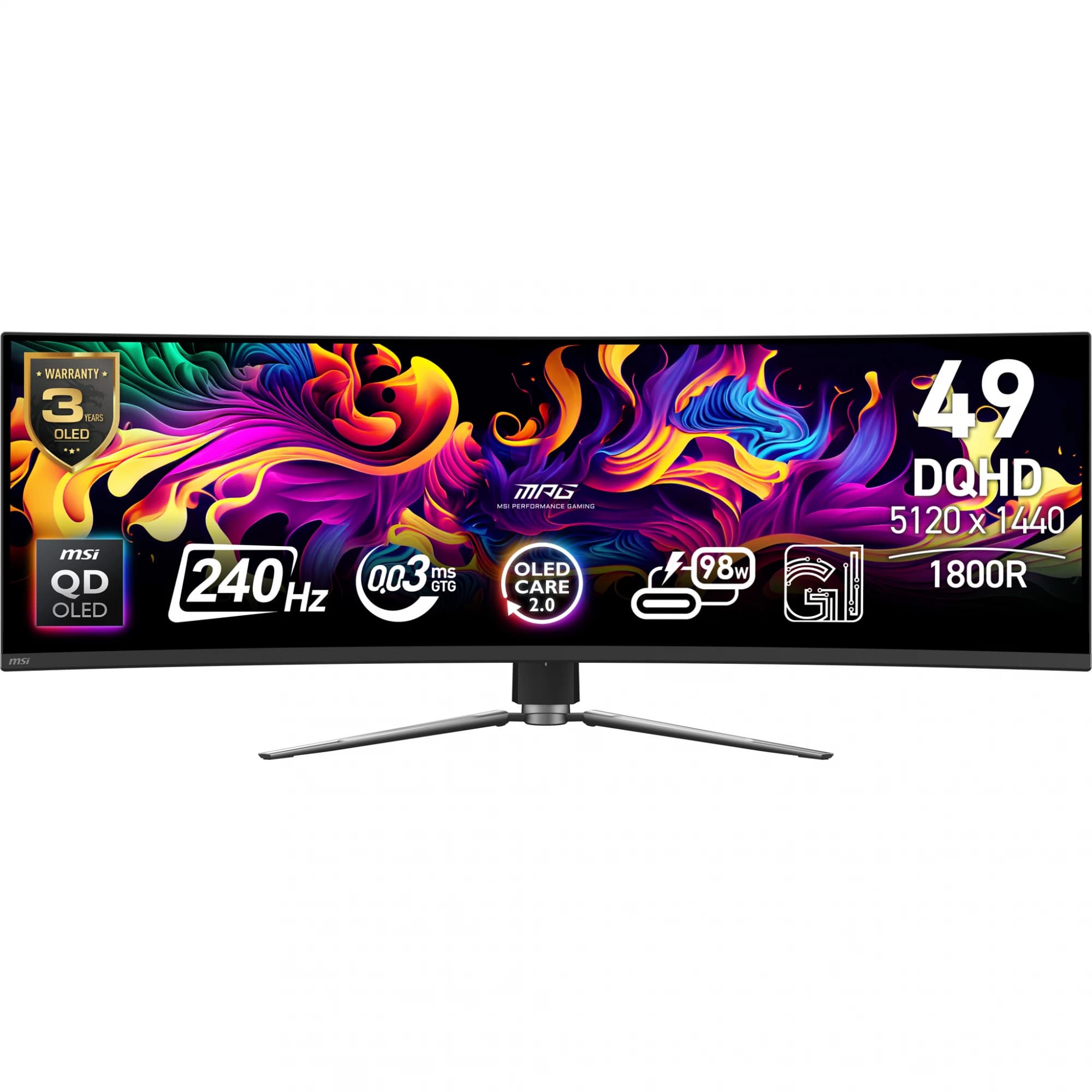 MSI 491CQPXDE 49" DQHD QD-OLED