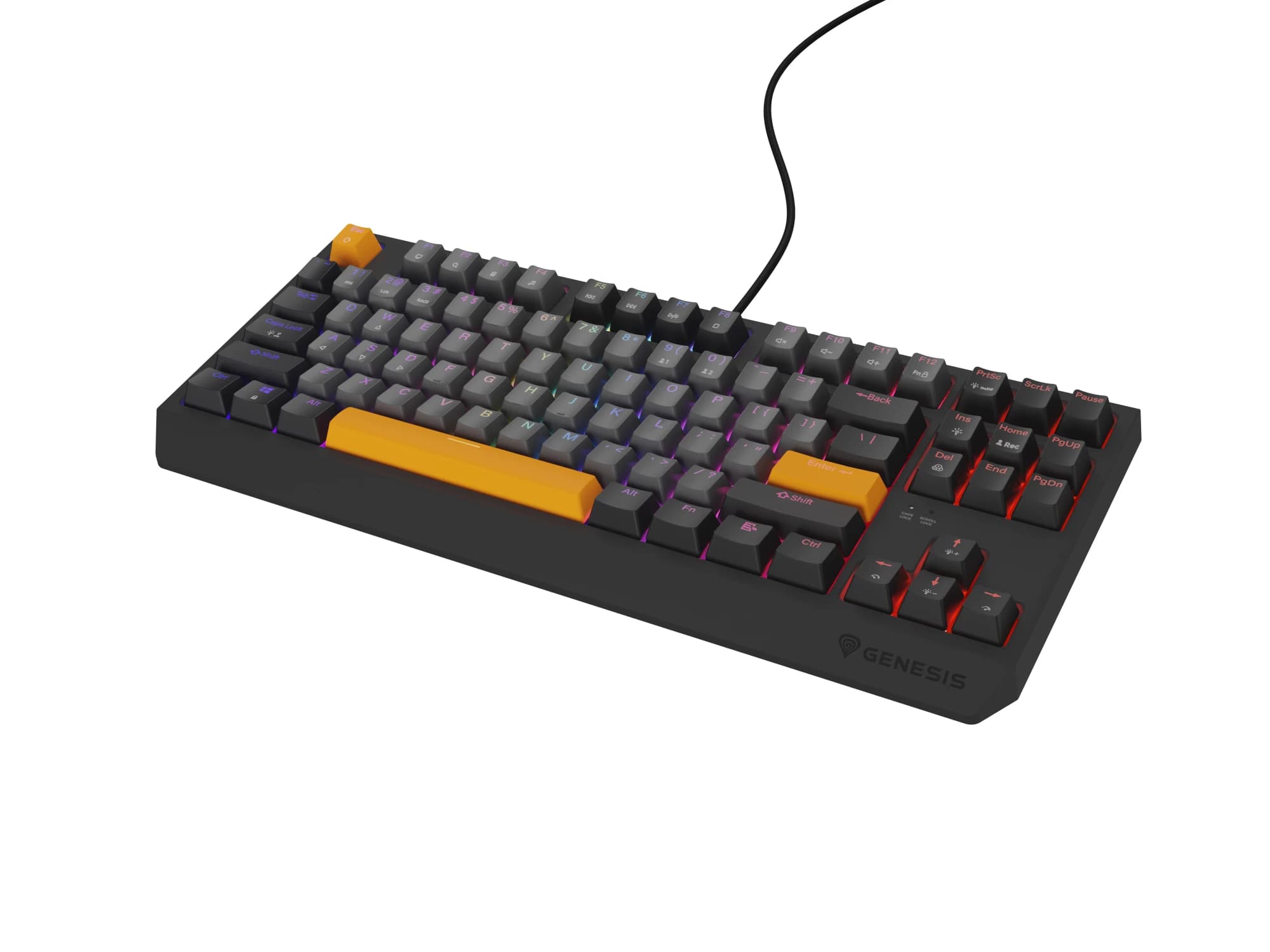 Genesis Thor 230 TKL Wireless Outemu Red US (Anchor Gray Negative)