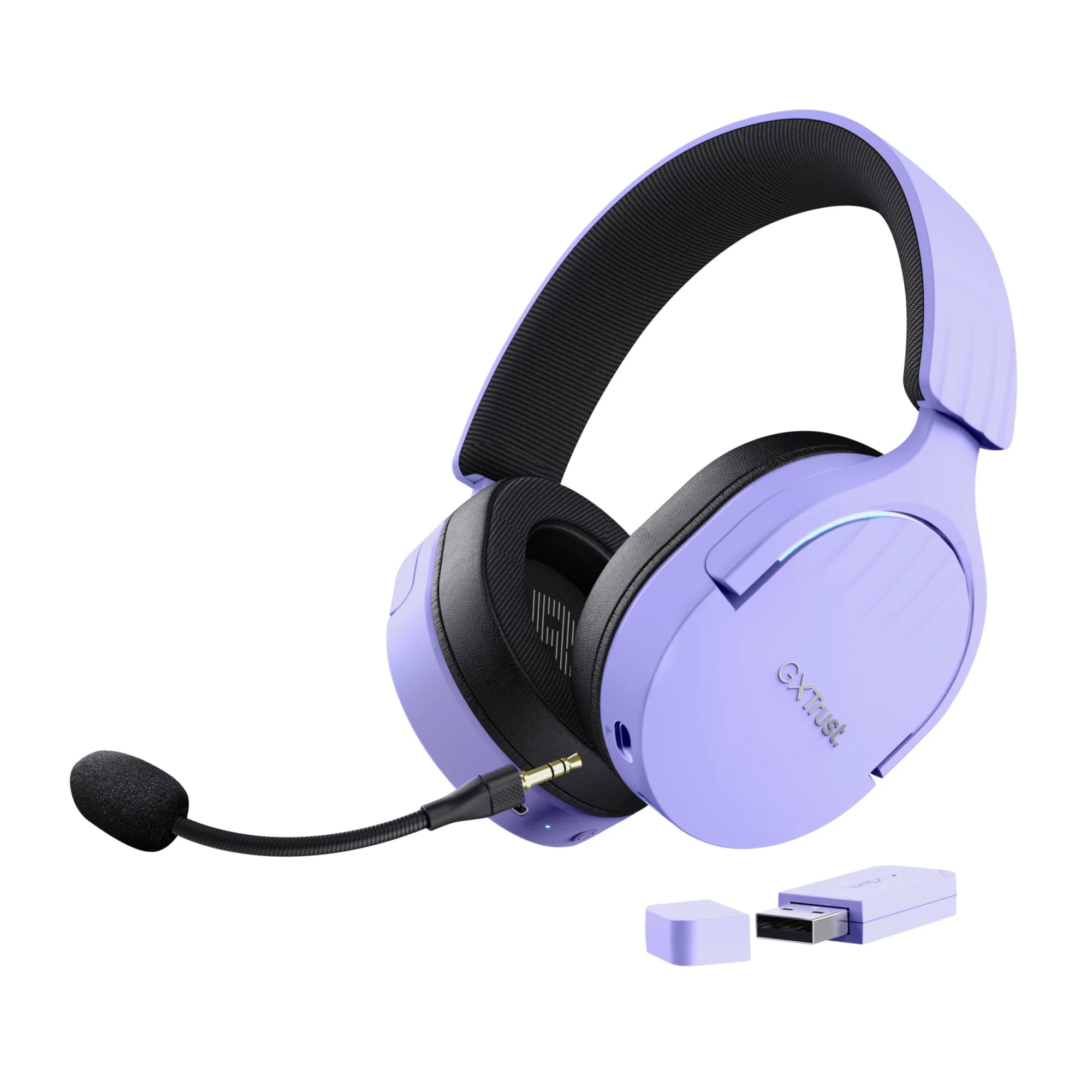Trust GXT 491P Fayzo Wireless Headset (Black/Purple)