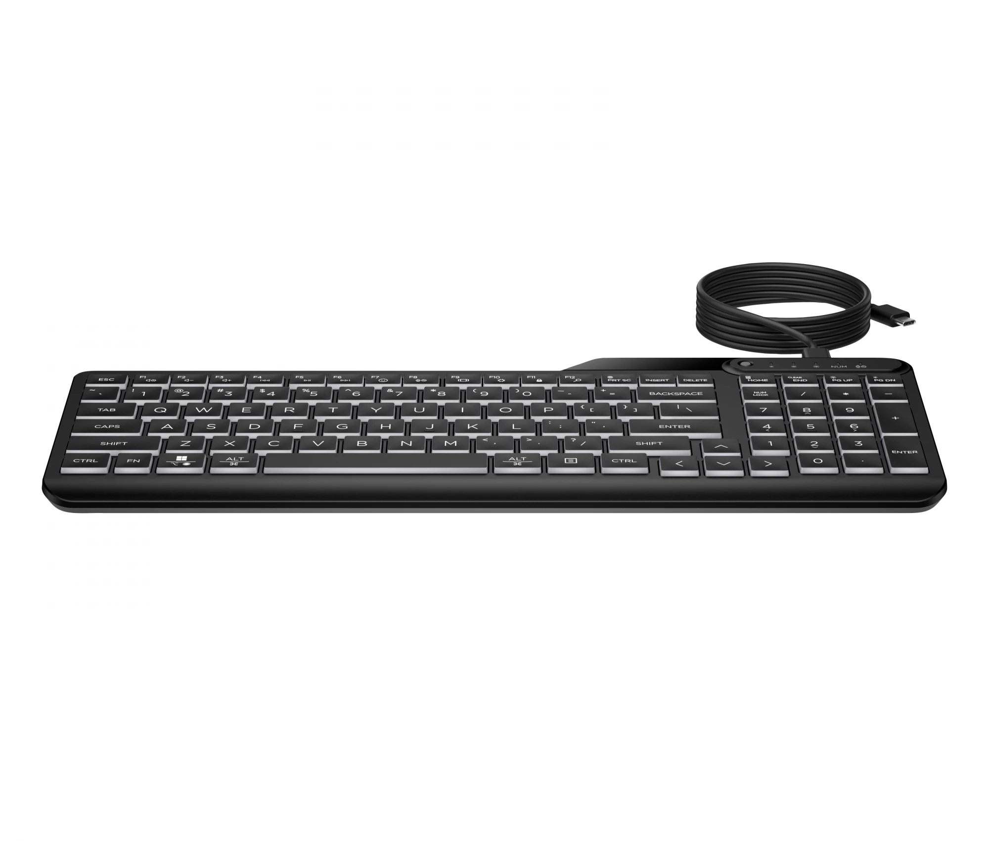 HP 400 Backlit Wired Keyboard German