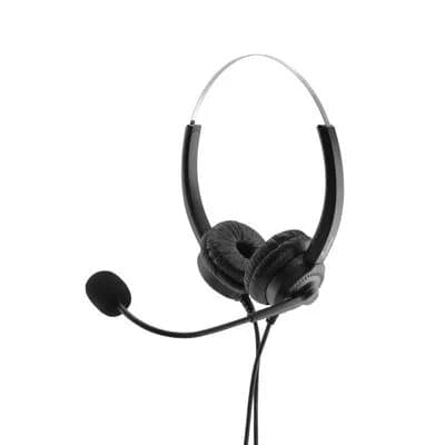 MediaRange MROS304 USB Office Headset (Black/Silver)