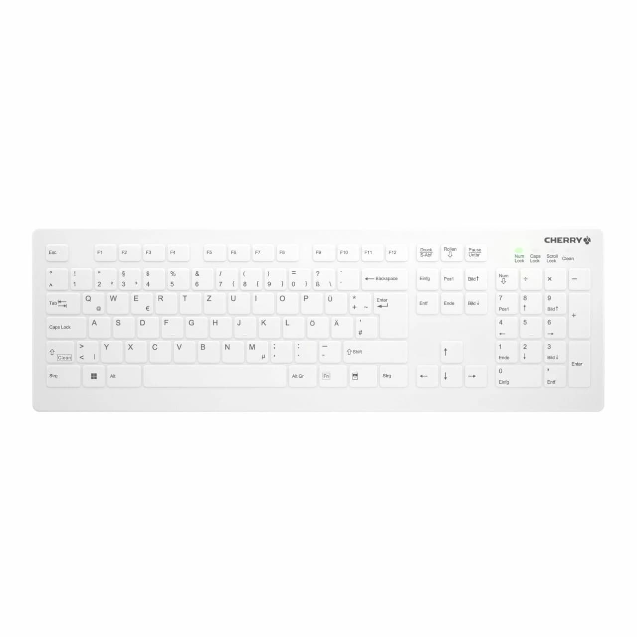 Active Key AK-C8112F Medical Wireless Keyboard German (White)