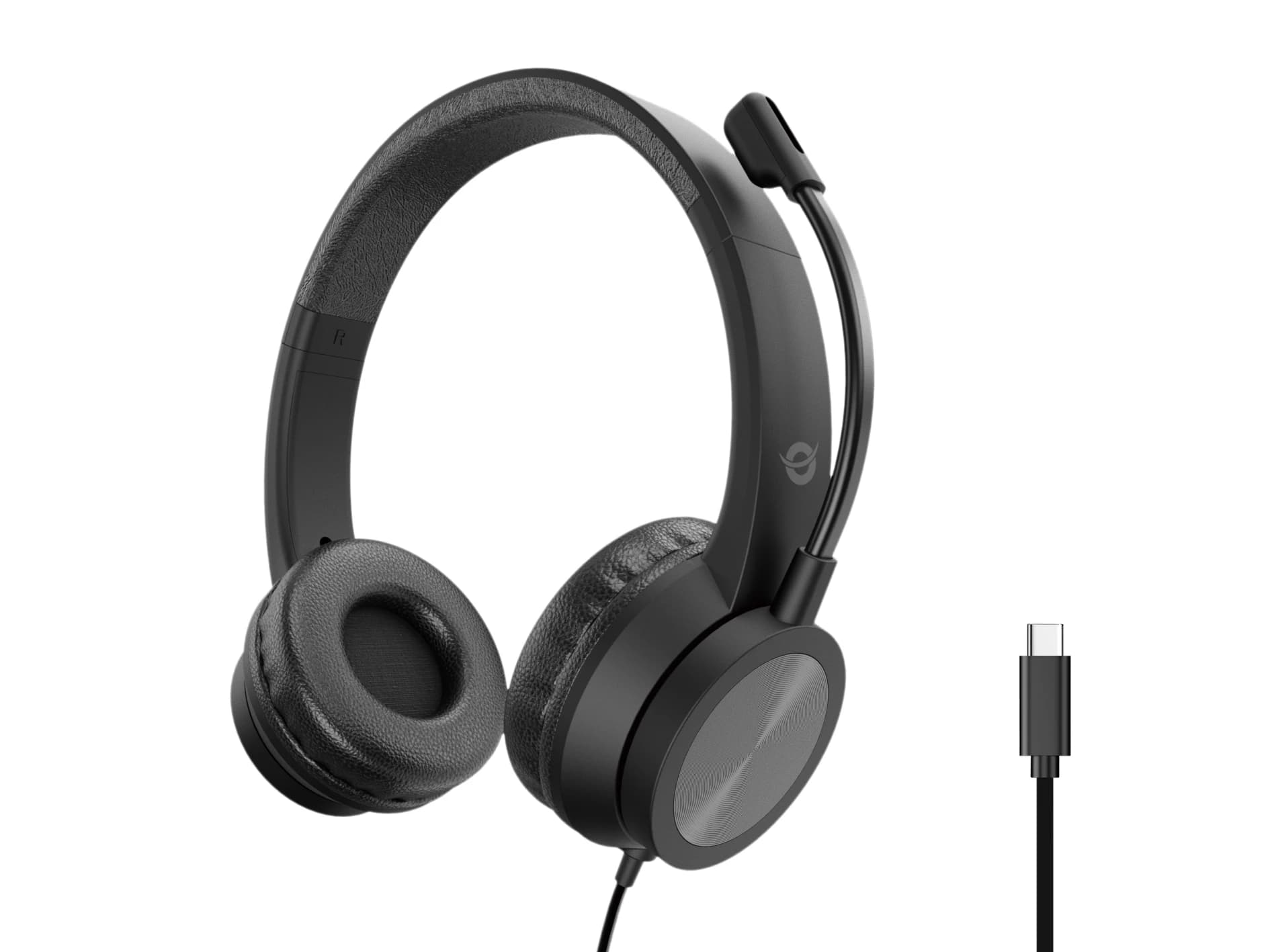 Conceptronic Polona USB-C Stereo Headset (Black)