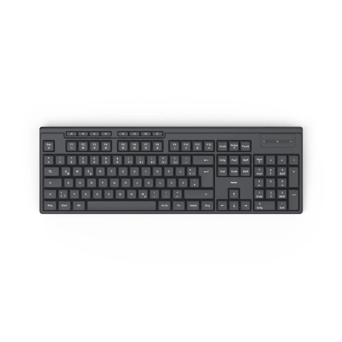 Hama WK-200 Wireless German (Black)