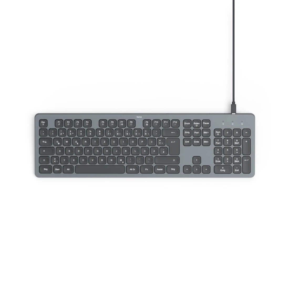 Hama CK-400 Illuminated USB German (Black)