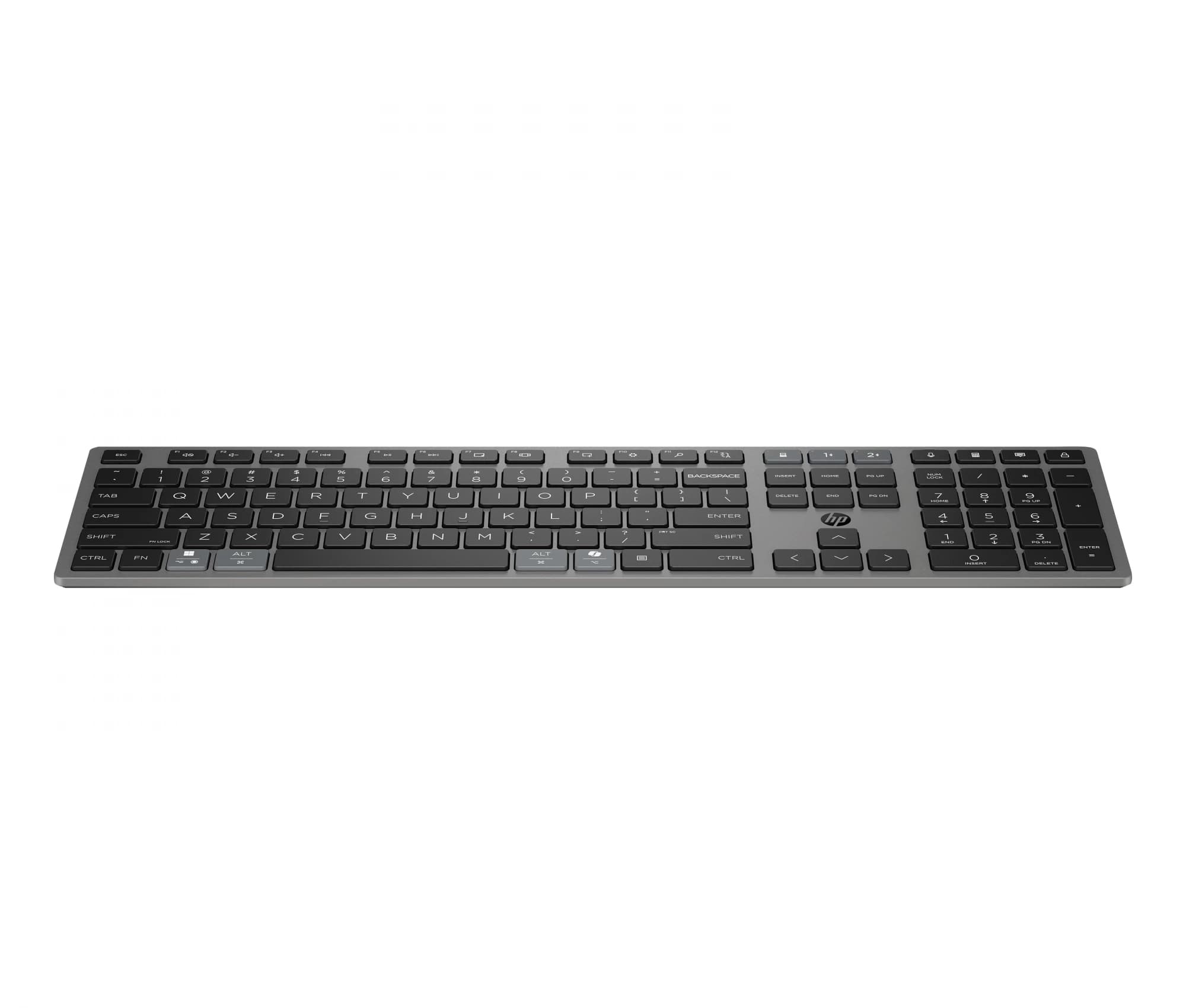 HP 720 Multi-Device Rechargeable Wireless Keyboard (Black)