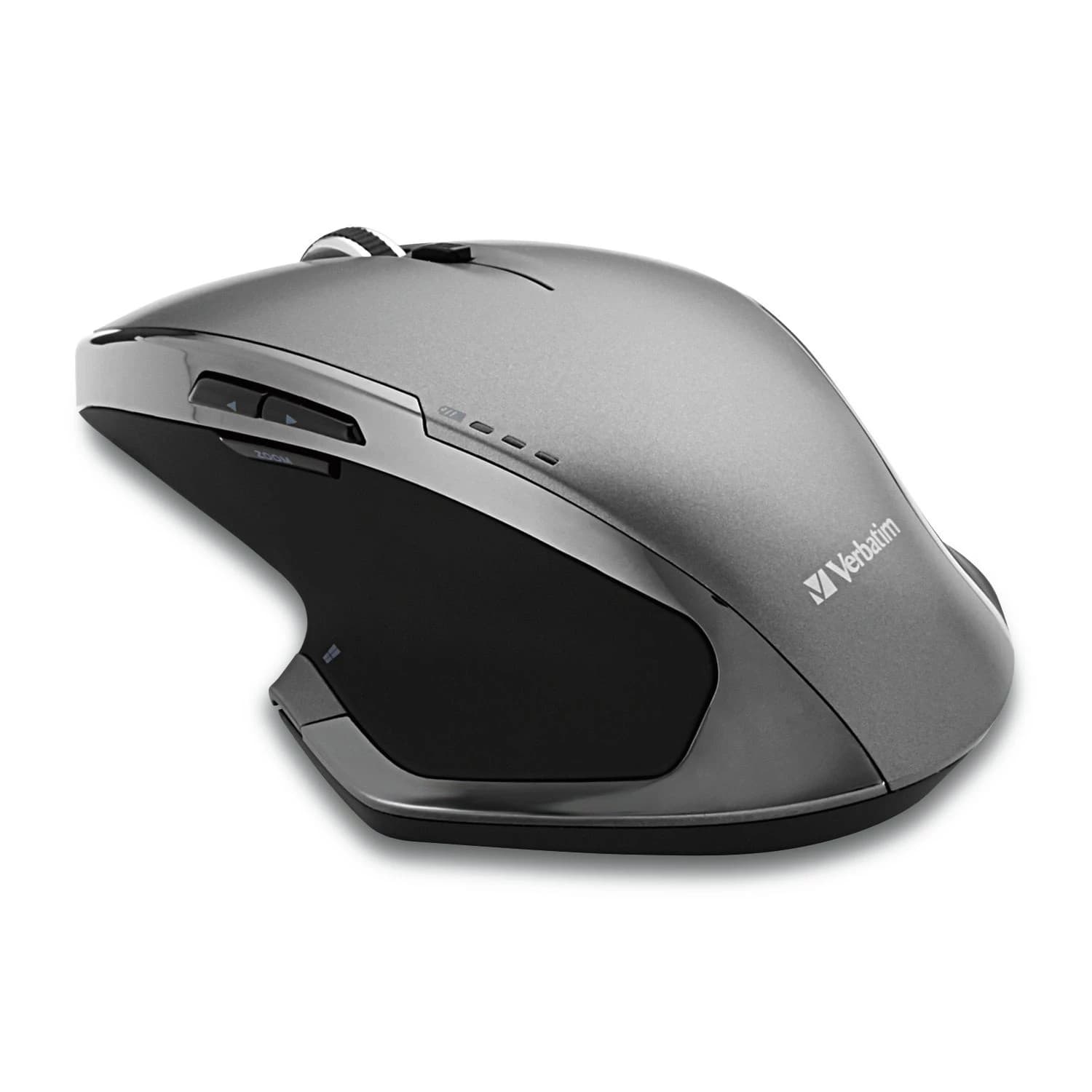 Verbatim 8-Button Wireless Blue LED Mouse (Black/Grey)
