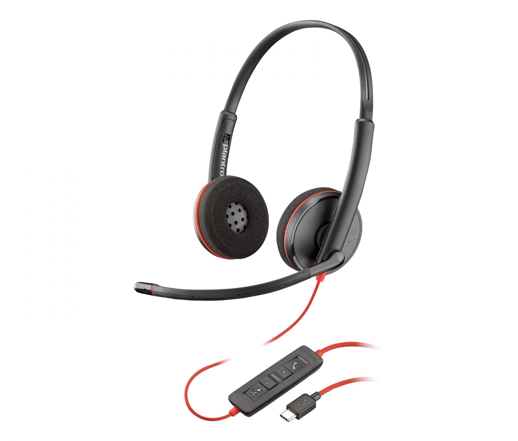 Poly Blackwire C3220 USB-C Stereo with Carry Case