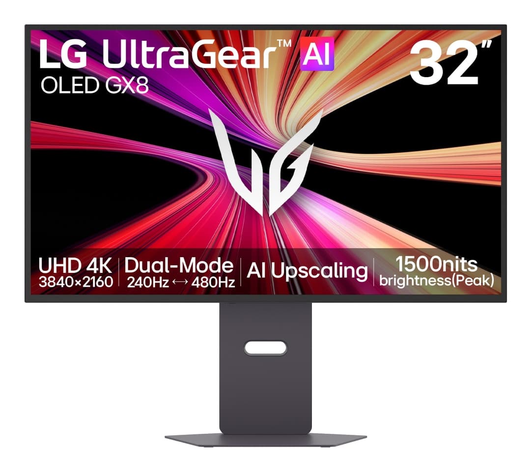 LG 32GX870B-B 31.5" 4K OLED 480Hz