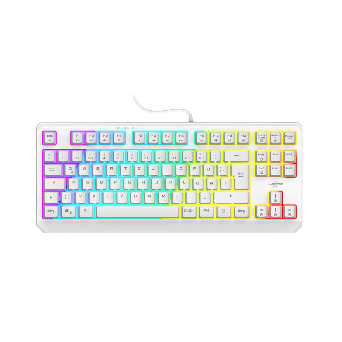 uRage Exodus 220 TKL German (White)