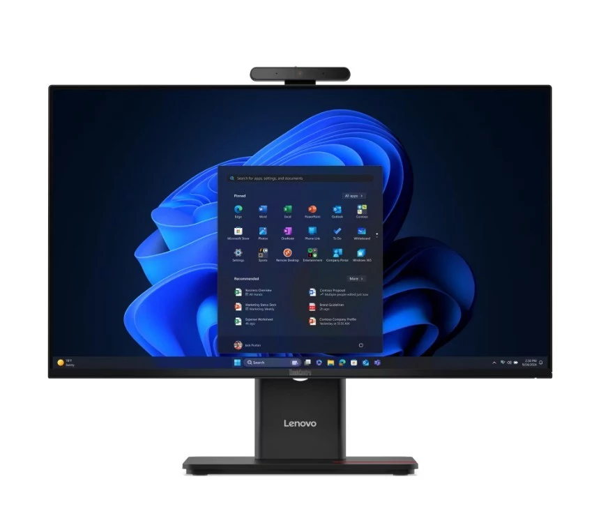 Lenovo ThinkCentre M70a Gen 6 23,8 inch All-in-One kompiuteris su Intel Core Ultra 5 225T, 16GB RAM