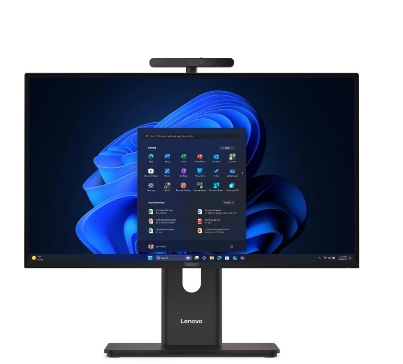 Lenovo ThinkCentre M90a G6 23,8 colio All-in-One kompiuteris - FHD, Intel Core Ultra 7 265, 16GB RAM, 1TB SSD