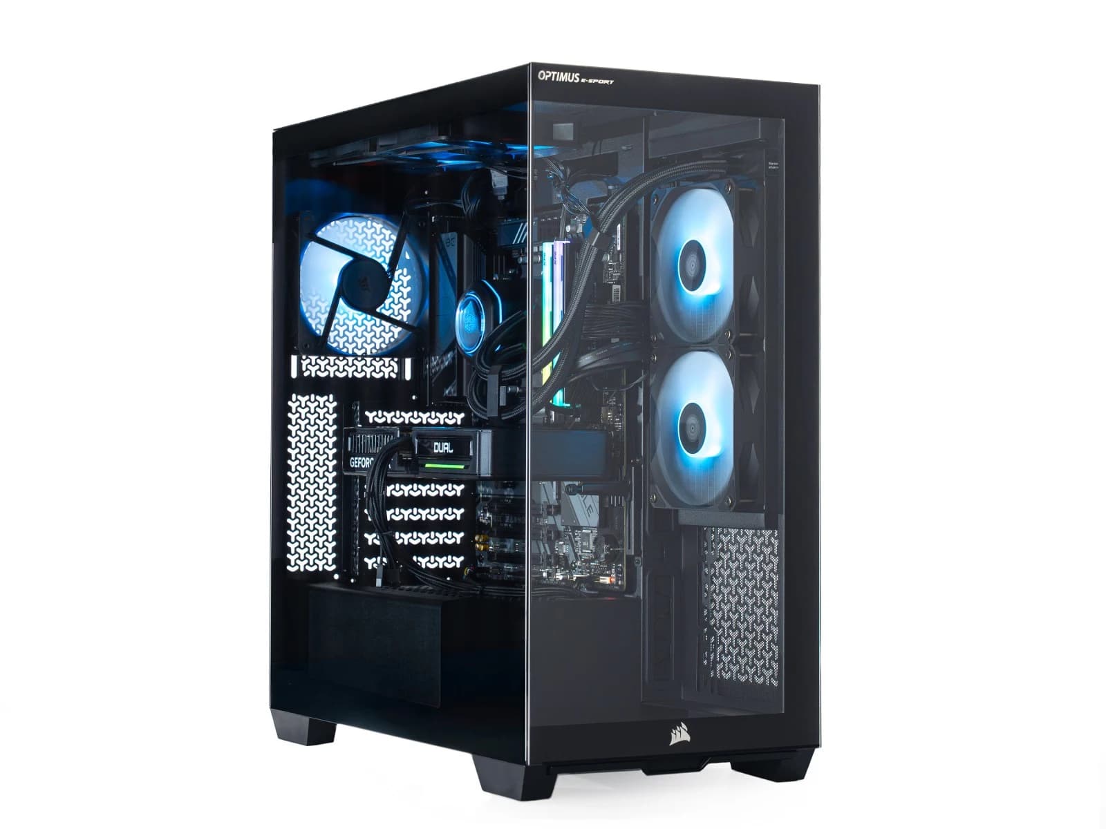 E-Sport GB650T-CM1 žaidimų kompiuteris - AMD Ryzen 7 7800X3D, 16GB DDR5, 1TB NVMe SSD, GeForce RTX 5060 Ti 8GB