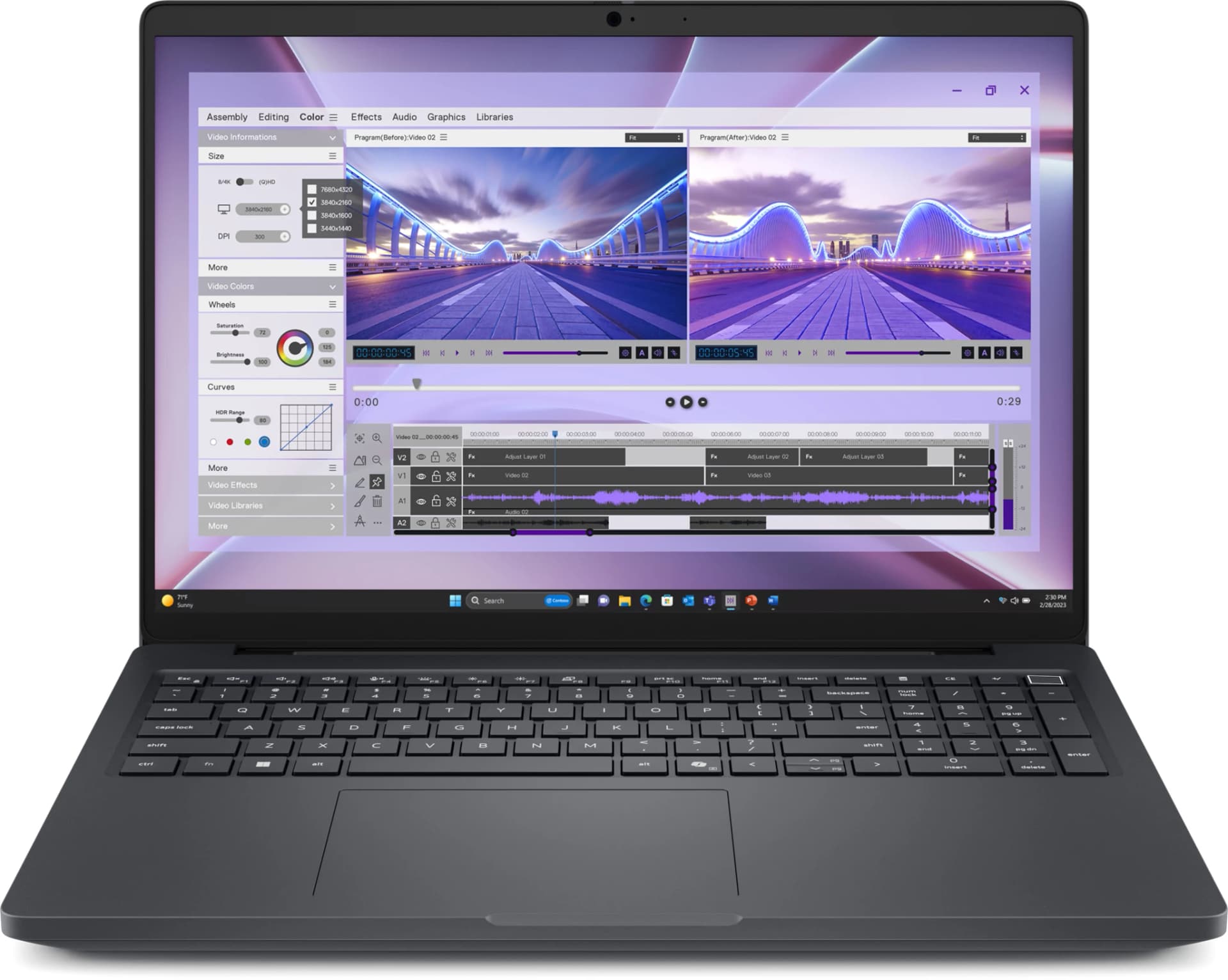 DELL Pro Max 16 MC16250 / Core Ultra 7 265H / 1x32GB / 512GB SSD / 16 FHD+ / RTX PRO 2000 Blackwell 8GB / FgrPr+Smart Card / FHD IR Cam / Mi