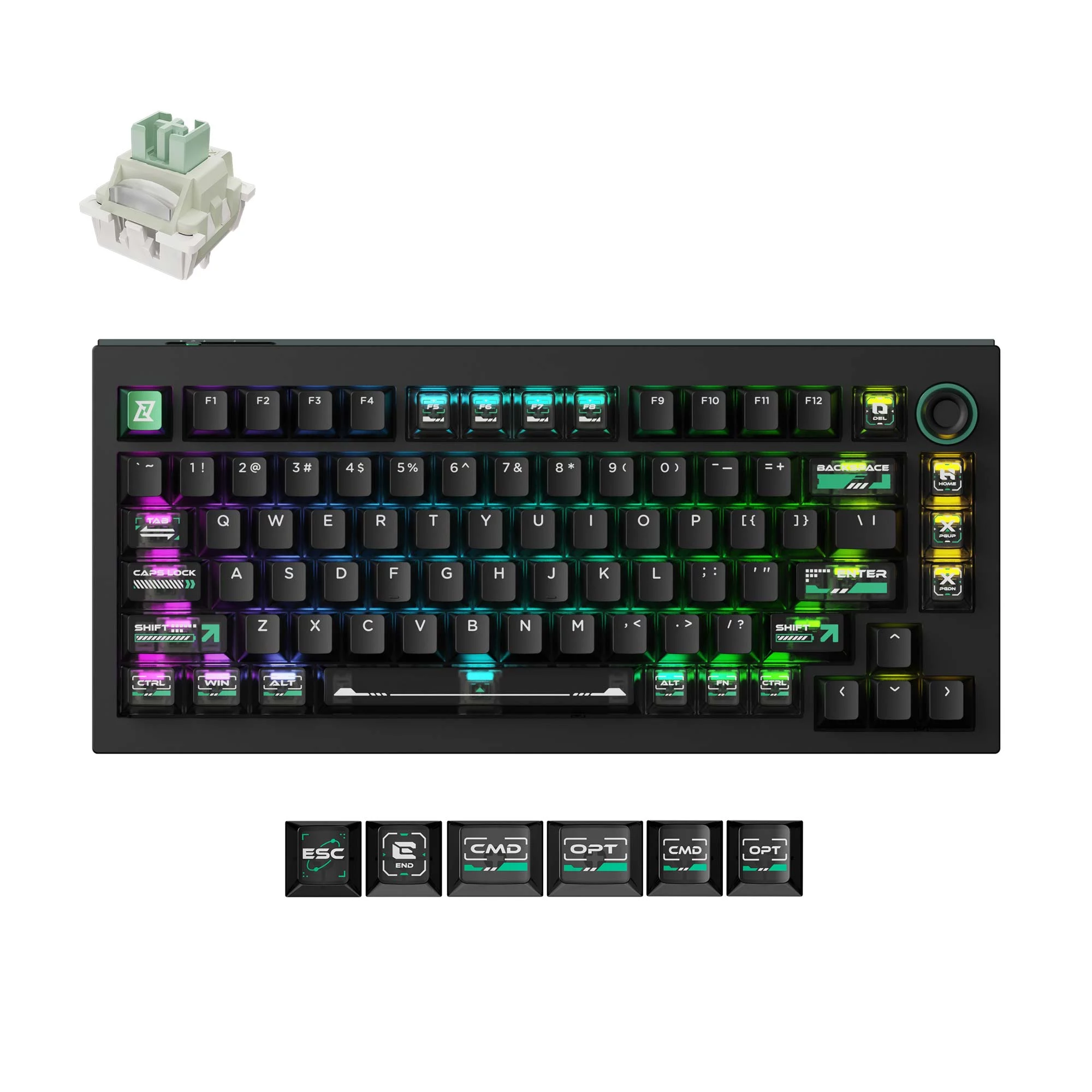 Lemokey L5 HE Magnetic Switch Cyber (ANSI)