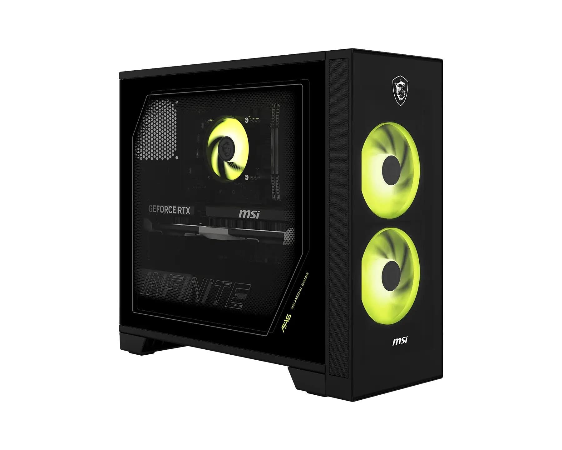 MSI MAG Infinite S AI 2NVL5-012XEU Core Ultra 5 225F 16GB DDR5 SSD1TB GeForce RTX 5060 8G VENTUS 2X OC V1 AW-XB560NF (WIFI 6E) Bluetooth 5.3