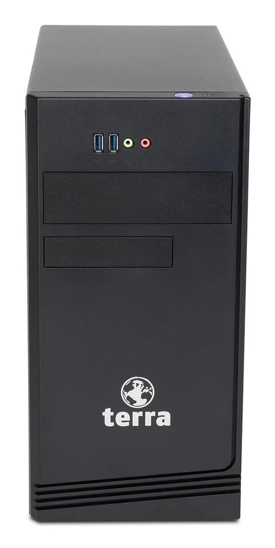 TERRA PC 4000 EU1000140 stalinis kompiuteris, Intel Core i3-14100, 8GB DDR5, 500GB SSD, be OS