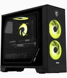 MSI Infinite S AI 2NVM5-006AT stalinis kompiuteris, Intel Core Ultra 5 225F, 16GB DDR5, 1TB SSD, GeForce RTX 5060 Ti