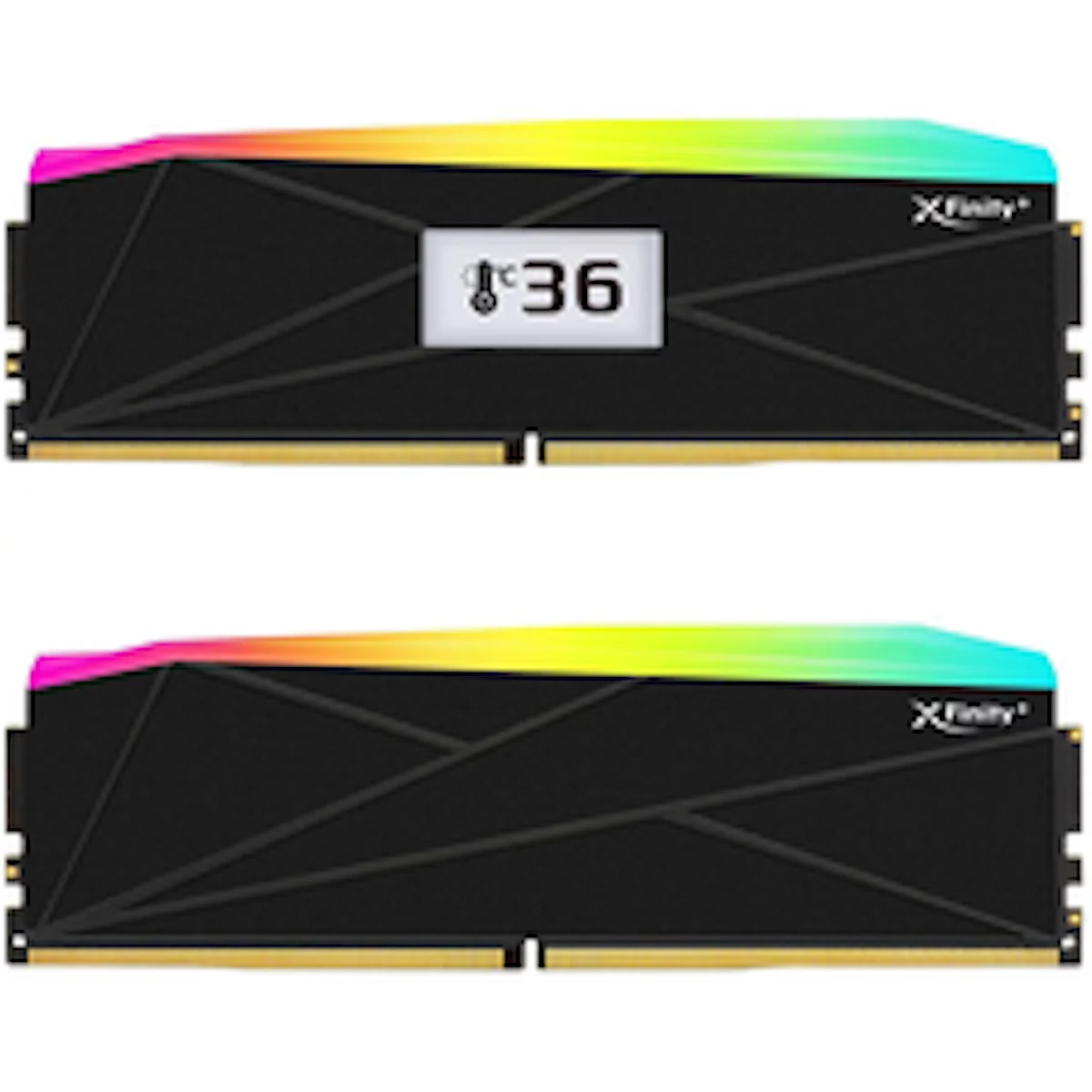 V-Color 32GB 6400MHz CL32 DDR5 Manta XFinity+ OLED RGB kit (2x16)