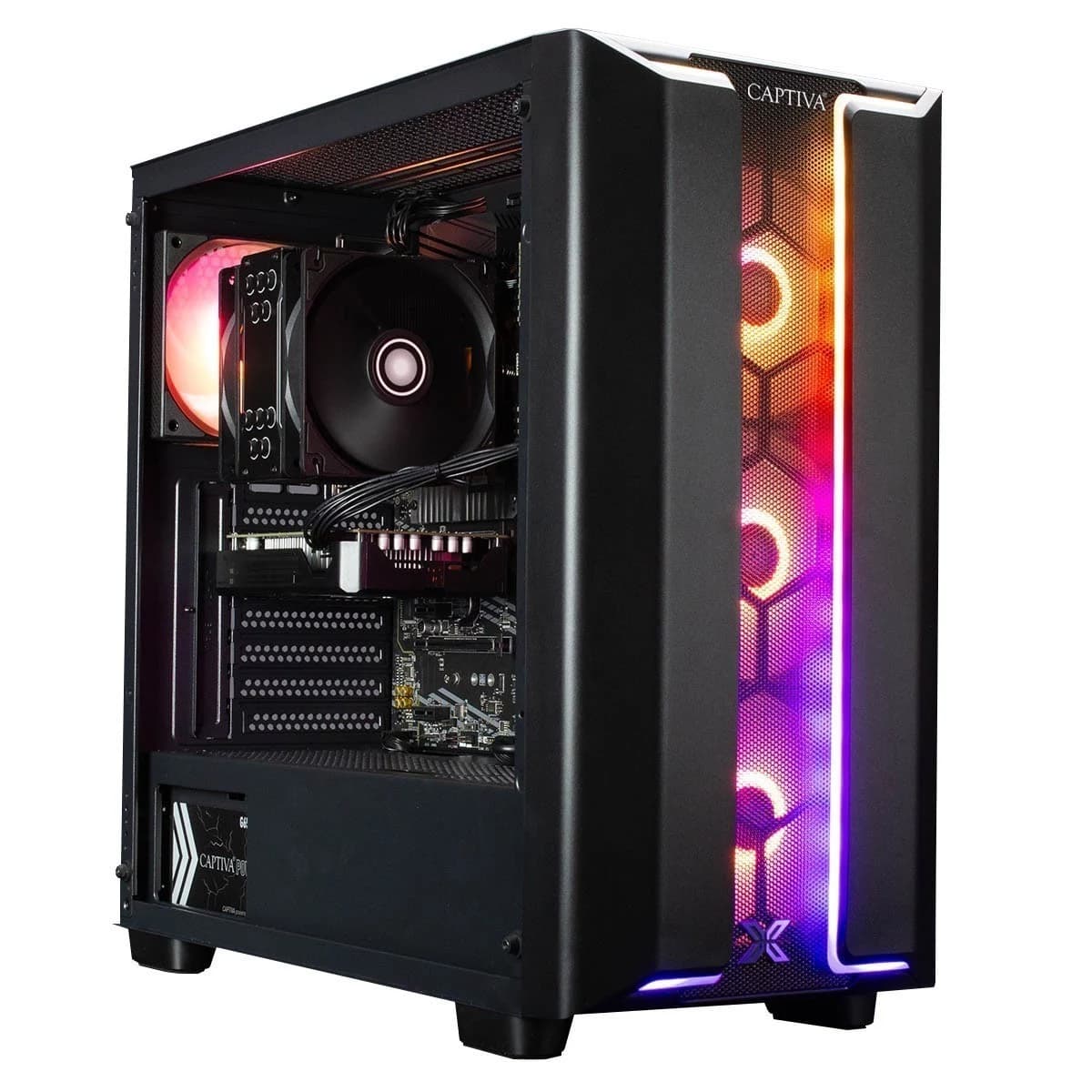 Captiva Advanced Gaming R98-898 stalinis kompiuteris (Ryzen 7 9700X, RTX 5060 Ti 8GB, 16GB DDR5, 1TB SSD