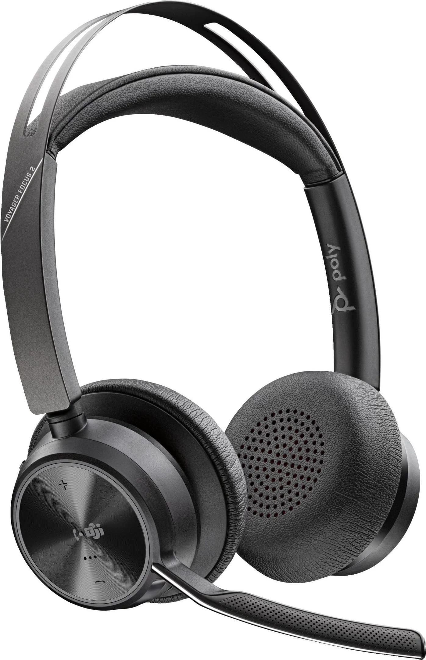 HP Poly Voyager Focus 2 Microsoft Teams Certified USB-A Headset +Charging Stand