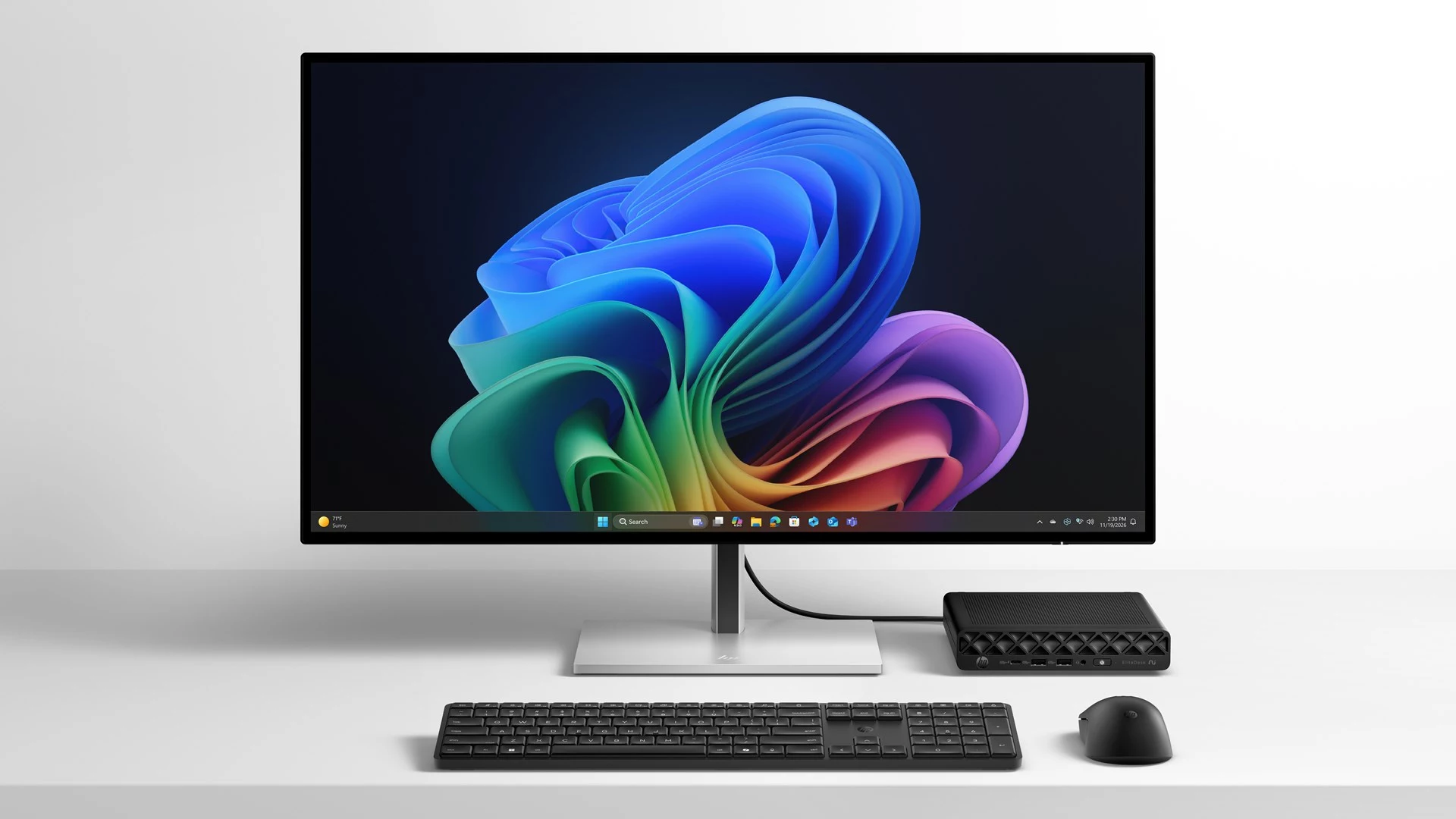 HP 8G2i Mini kompaktiškas kompiuteris su Intel Core Ultra 5 322 procesoriumi, 16 GB RAM, 512 GB SSD