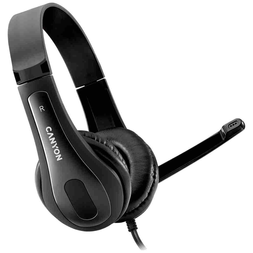 Canyon HSC-1 Simple PC Headset (Black)