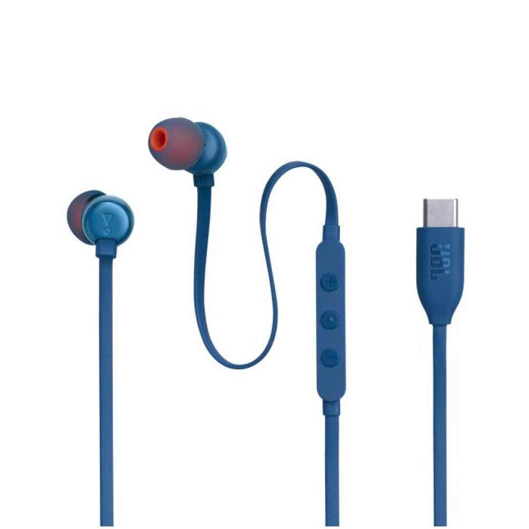 Slualke JBL ušesne z USB-C TUNE 310C modre (JBLT310CBLU)