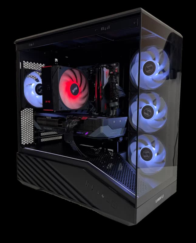 Žaidimų kompiuteris AMD Ryzen 7 7800X3D / 32GB DDR5 / RX 9070 XT 16GB / 1TB NVMe