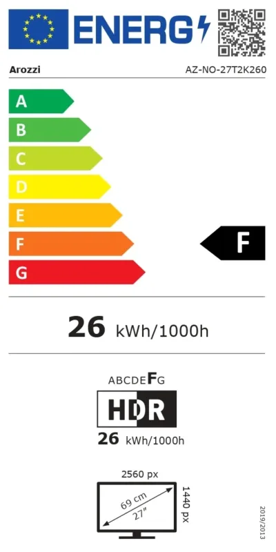 Arozzi Nova 27" QHD IPS 180Hz (v6)