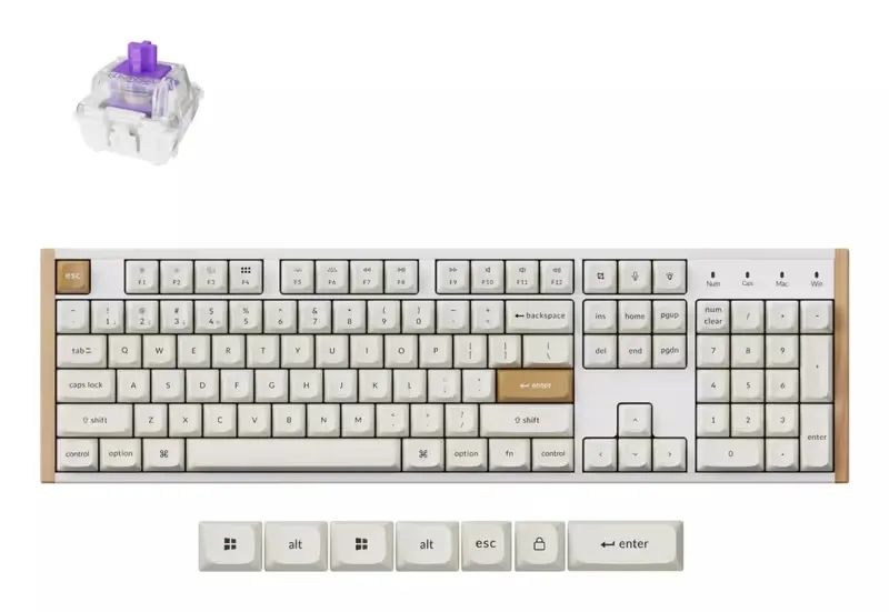 Keychron WRL K10 HE Special ED/White K10H-Q1 Keychron