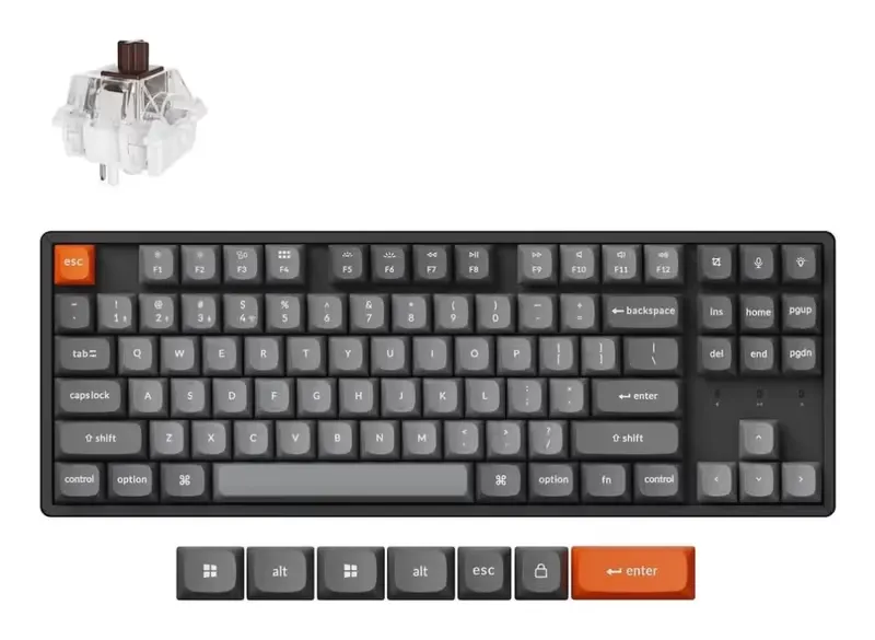 Keychron WRL K8 MAX RGB/Black K8M-J3 Keychron