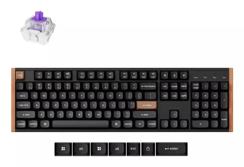 Keychron WRL K10 HE Special ED/Black K10H-F1 Keychron