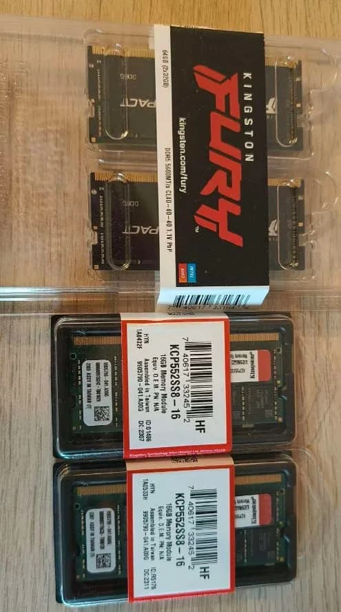 Nauji ddr5 sodimm ramai