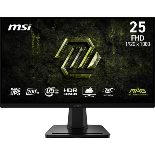 MSI MAG 256F E20 computer monitor 62.2 cm (24.5") 1920 x 1080 pixels Full HD LCD Black