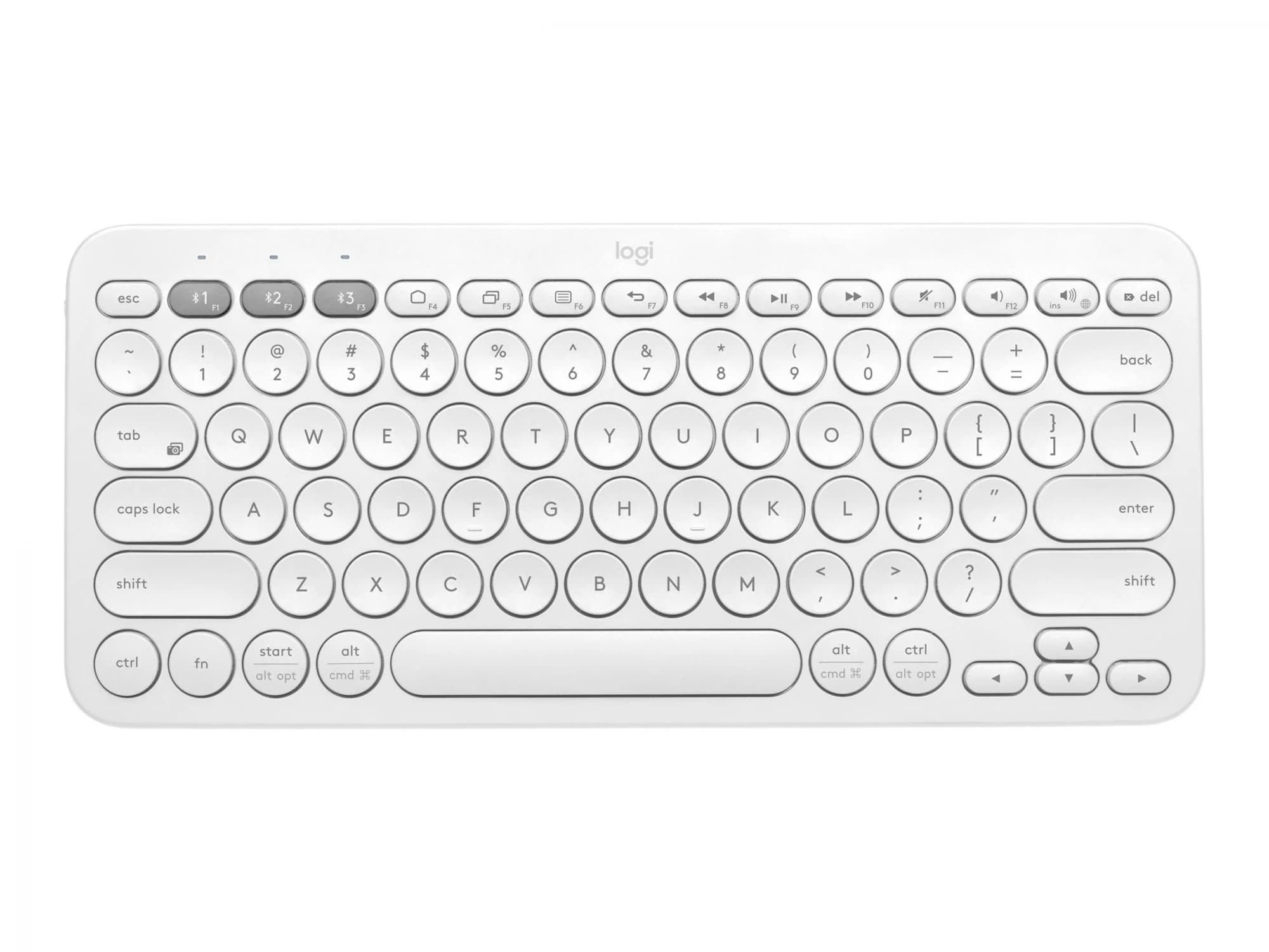 Logitech K380 Multi-Device Bluetooth DE (Off-White)