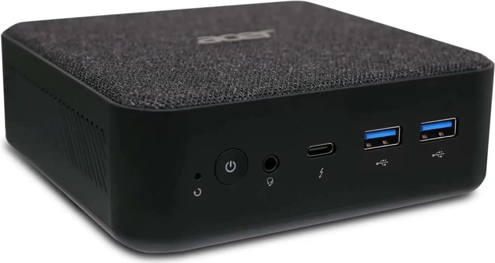 Mini-PC Acer Revo Box RB102-13U3U Intel Core i3 1305U 8GB RAM kompaktiškas stalinis kompiuteris su integruota grafika