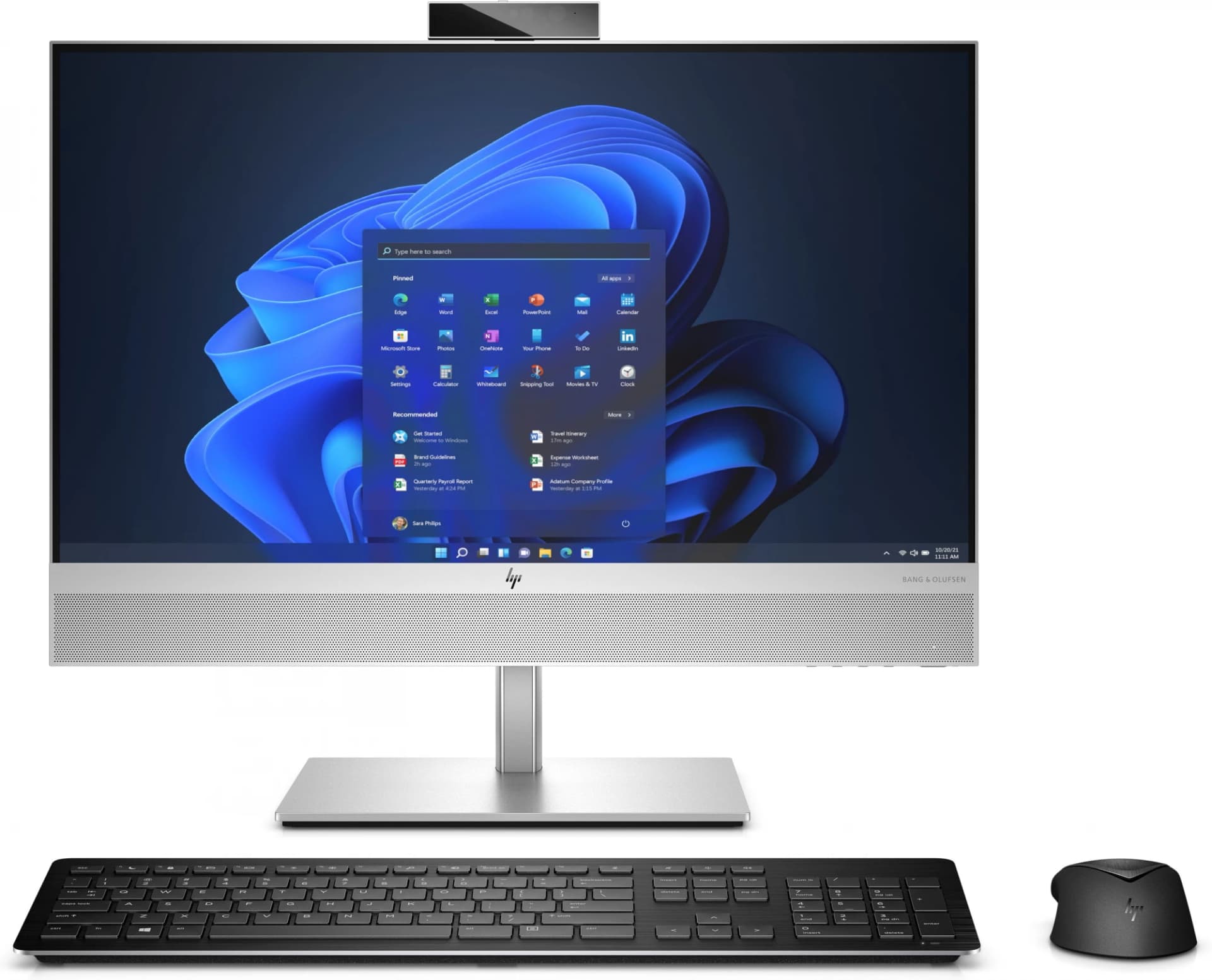 HP EliteOne 840 G9, 23,8 colių viskas viename kompiuteris, Intel Core i5-14500, 16GB RAM, 512GB SSD