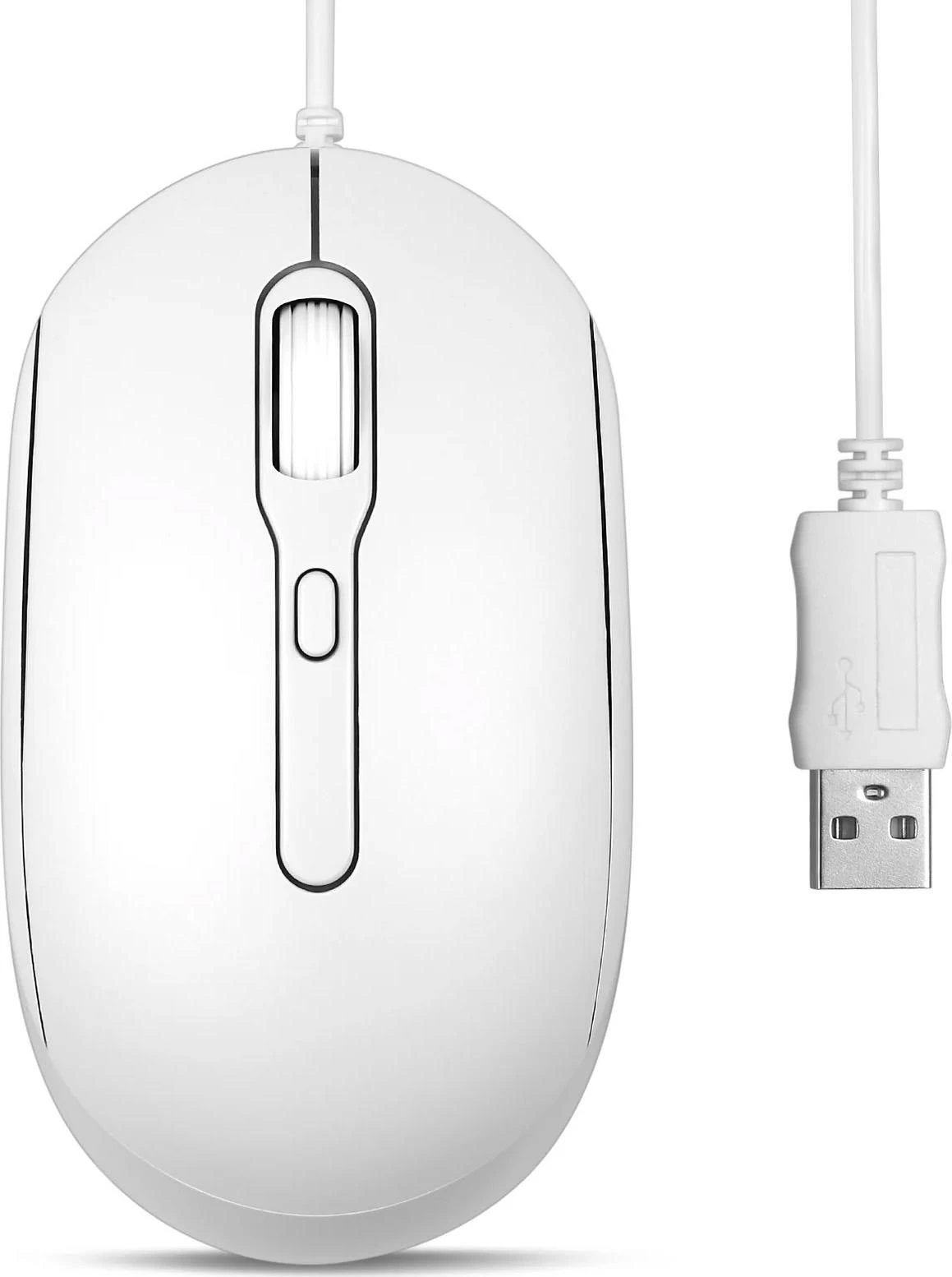 Perixx PERIMICE-222 Silent USB (White)