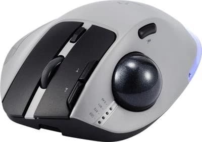 Renkforce RF-WLEM-500 Ergonomic Wireless Mouse (Grey)
