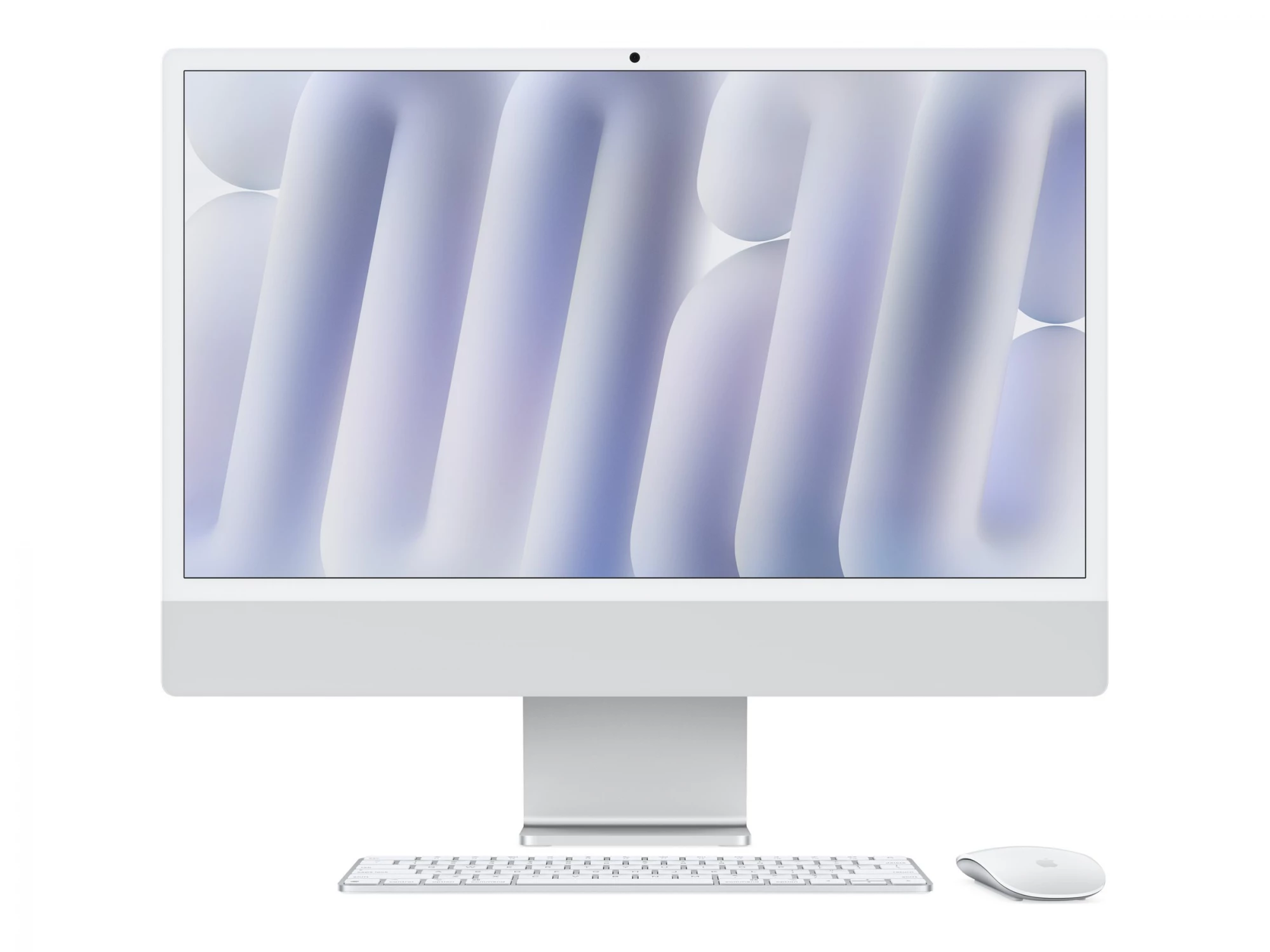 IMac 24 coliai: M4 10/10, 24 GB, 512 GB SSD - sidabrinis