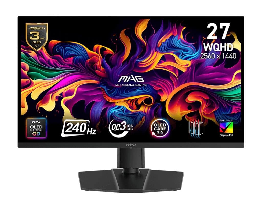 MSI 273QP 26.5" QHD QD-OLED 240Hz